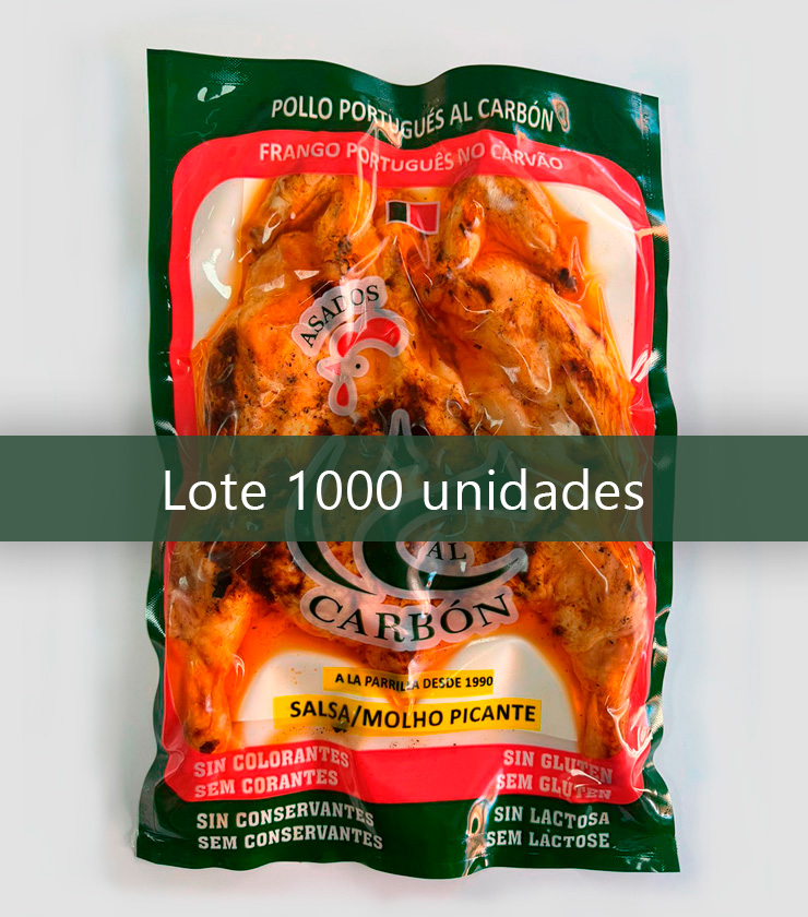 1000 unidades pollo picante