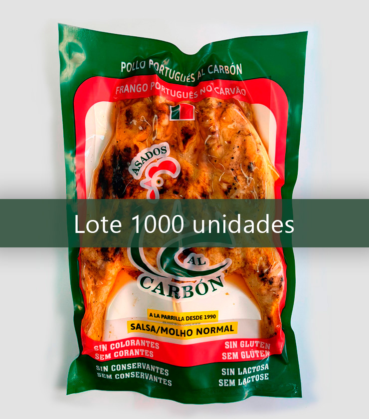 1000 unidades pollo