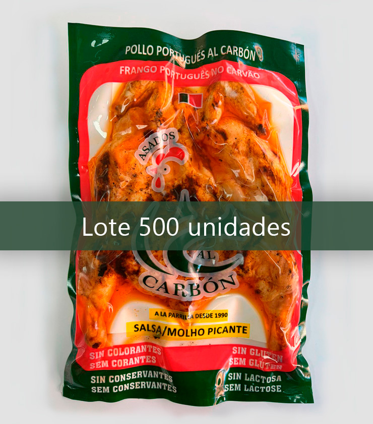 500 unidades pollo picante