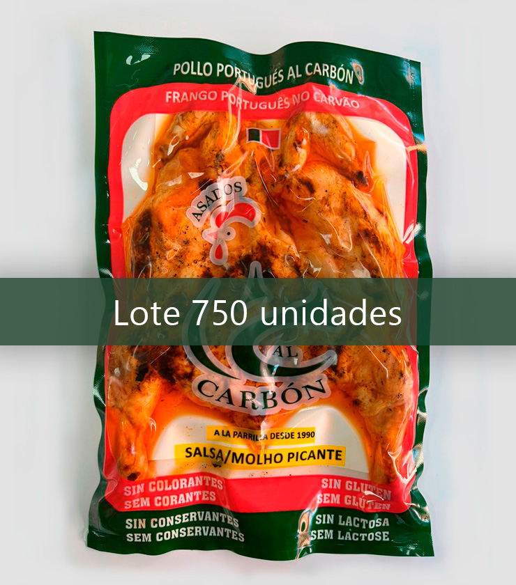 750 unidades pollo picante